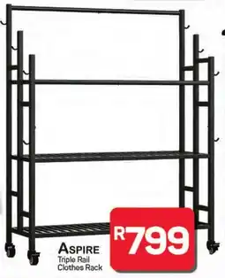 Pick n Pay Aspire Triple Rail Clothes Rack offer