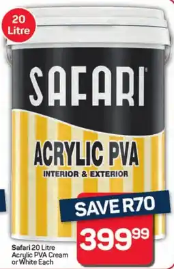 Pick n Pay Safari Acrylic PVA Cream or White offer