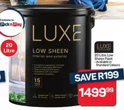 Pick n Pay Luxe Low Sheen Paint offer