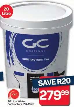 Pick n Pay GC White Contractors PVA Paint offer