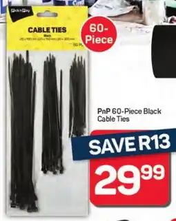 Pick n Pay PnP Black Cable Ties offer