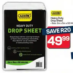 Pick n Pay Addis Heavy Duty Drop Sheet offer
