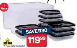 Pick n Pay BIG JIM Alpha Storage Set offer