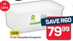 Pick n Pay Addis Clearly Neat Storage Box offer