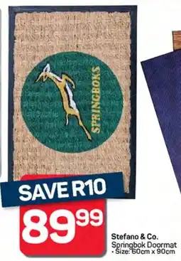 Pick n Pay Stefano & Co. Springbok Doormat offer