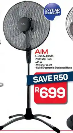 Pick n Pay AIM 5-Blade Pedestal Fan offer