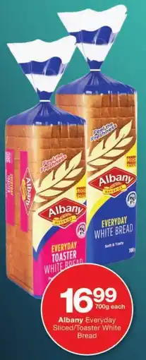 Checkers Albany Everyday Sliced/ Toaster White Bread offer
