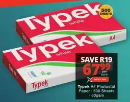 Checkers Typek A4 Photostat Paper offer