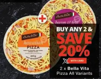 Checkers Bella Vita Pizza All Variants offer