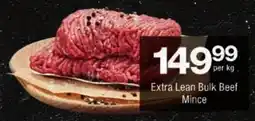 Checkers Extra Lean Bulk Beef Mince offer