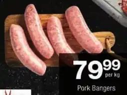 Checkers Pork Bangers offer