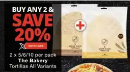 Checkers The Bakery Tortillas All Variants offer