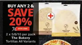 Checkers The Bakery Tortillas All Variants offer