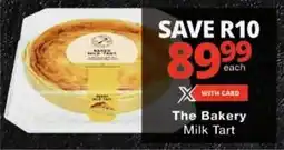 Checkers The Bakery Milk Tart offer