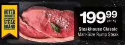 Checkers Steakhouse Classic Man-Size Rump Steak offer