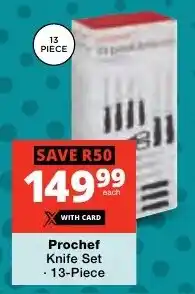 Checkers Prochef Knife Set offer