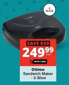 Checkers Ottimo Sandwich Maker offer