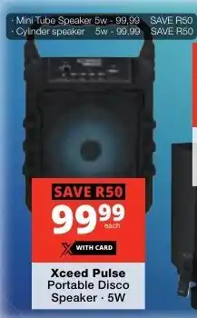 Checkers Xceed Pulse Portable Disco Speaker offer