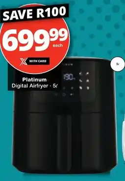 Checkers Platinum Digital Airfryer offer