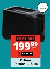 Checkers Ottimo Toaster 2-Slice offer