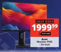Checkers Acer Monitor FHD offer