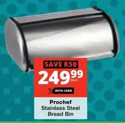 Checkers Prochef Stainless Steel Bread Bin offer