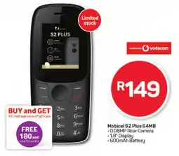 Pick n Pay Hypermarket Mobicel S2 Plus 64MB offer