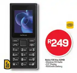 Pick n Pay Hypermarket Nokia 105 Vox 32MB offer