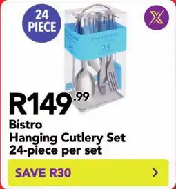 Shoprite Bistro Hanging Cutlery Set offer