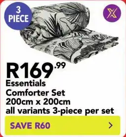 Shoprite Essentials Comforter Set offer