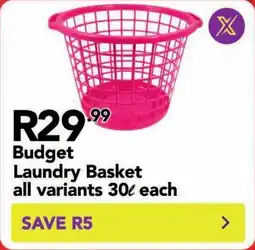 Shoprite Budget Laundry Basket offer