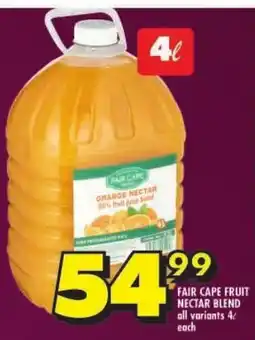 Shoprite Fair cape fruit nectar blend offer