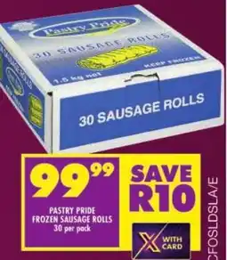 Shoprite Pastry pride frozen sausage rolls offer