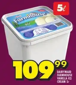 Shoprite Dairymaid farmhouse vanilla ice cream offer