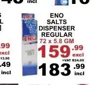 Eno Salts Dispenser Regular 72x5.8gm