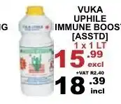 Arrow Cash And Carry Vuka Uphile Immune Boos Asstd 1lt offer