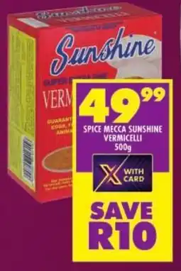 Shoprite Spice mecca sunshine vermicelli offer
