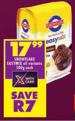 Shoprite Snowflake easymix offer