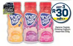 Pick n Pay Danone Yogisip Drinking Yoghurt Assorted 250g offer