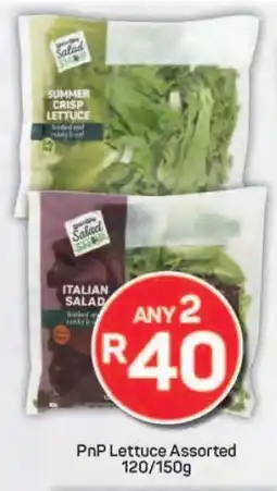 Pick n Pay PnP Lettuce Assorted 120/150g offer