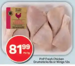 Pick n Pay PnP Fresh Chicken Drumsticks 6s or Wings 12s offer