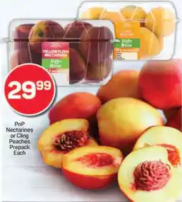 Pick n Pay PnP Nectarines or Cling Peaches Prepack Each offer