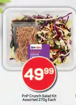 Pick n Pay PnP Crunch Salad Kit Assorted 270g Each offer