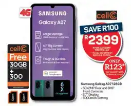 Pick n Pay Samsung Galaxy A07 128GB offer
