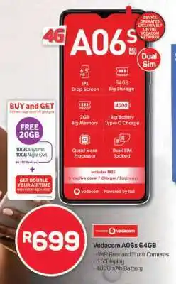 Pick n Pay Vodacom A06s 64GB offer