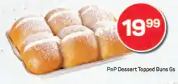 Pick n Pay PnP Dessert Topped Buns 6s offer