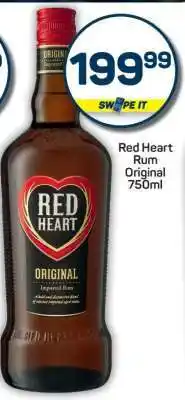 Pick n Pay Red Heart Rum Original 750ml offer