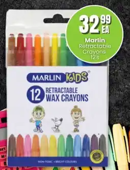 Super Save Marlin Retractable Crayons offer