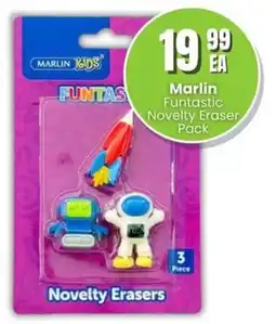 Super Save Marlin Funtastic Novelty Eraser offer