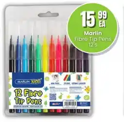 Super Save Marlin Fibre Tip Pens offer